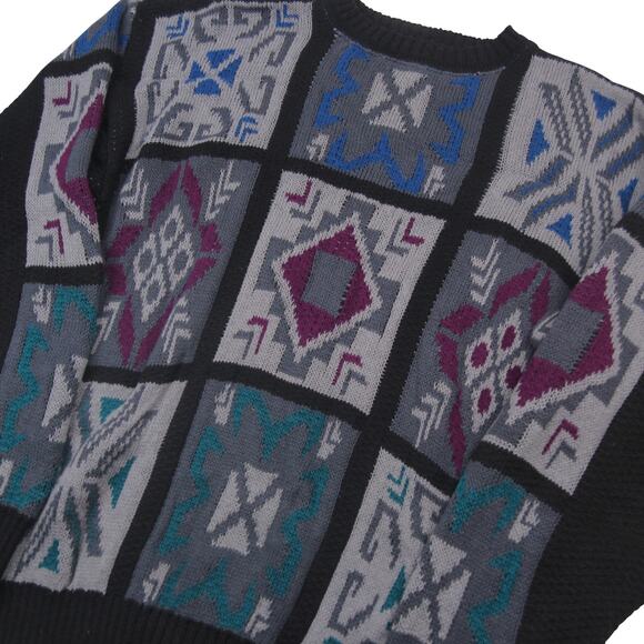 Vintage Lobo by Pendleton Allover Aztec Sweater - Picture 2 of 8